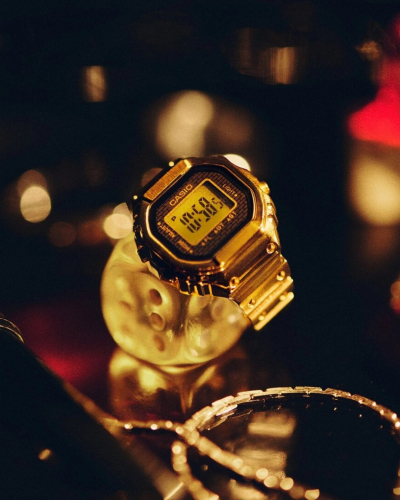CRW-001G-9ER Casio quartz unisex gyűrűóra (20mm)
