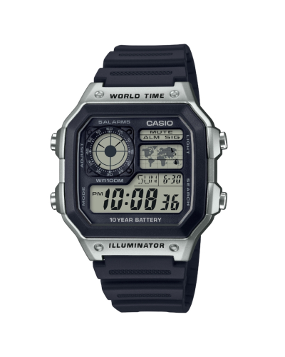 AE-1200WH-1CVEF Casio Timeless quartz férfi karóra (42mm)