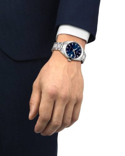 T1658071104100, T165.807.11.041.00 Tissot Gentleman automata férfi karóra (38mm)