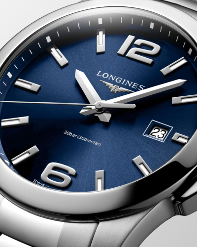 L37594966, L3.759.4.96.6 Longines Conquest quartz férfi karóra (41mm)