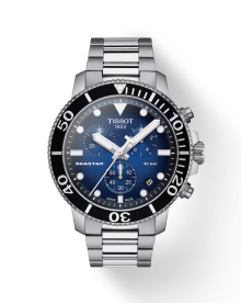 T1204171104101, T120.417.11.041.01 Tissot Seastar 1000 Chronograph quartz férfi karóra (45,5mm)