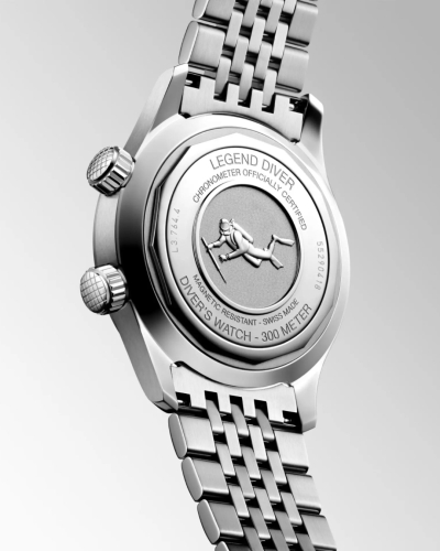 L37644166, L3.764.4.16.6 Longines Legend Diver automata férfi karóra (39 mm)