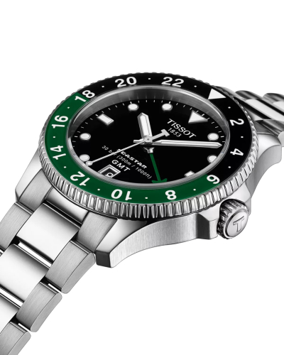 T1208521105100, T120.852.11.051.00 Tissot Seastar 1000 GMT quartz férfi karóra (40mm)