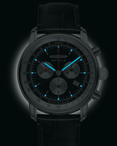 8888-2 Zeppelin LZ 14 Marine quartz férfi karóra (42mm)
