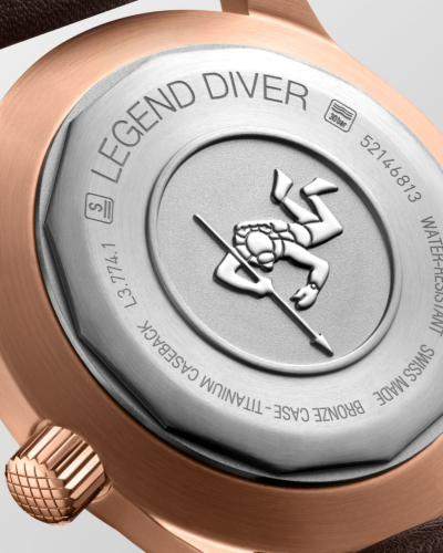 L37741502, L3.774.1.50.2 Longines Legend Diver automata férfi karóra (42mm)