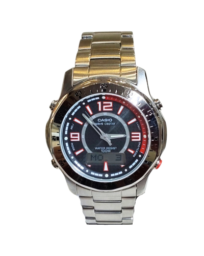 WV-220DE-1AV Casio Wave Ceptor quartz férfi karóra (48mm)