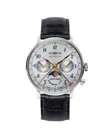 7037-1 Zeppelin LZ 129 Hindenburg Moonphase quartz női karóra (36mm)