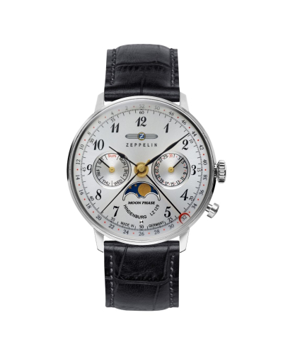 7037-1 Zeppelin LZ 129 Hindenburg Moonphase quartz női karóra (36mm)