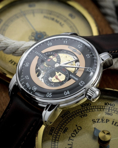 8664-5 Zeppelin New Captain's Line automata férfi karóra (43mm)