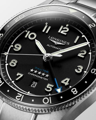 L38124536, L3.812.4.53.6 Longines Spirit Zulu Time automata férfi karóra (42mm)