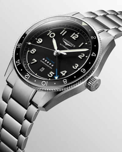 L38124536, L3.812.4.53.6 Longines Spirit Zulu Time automata férfi karóra (42mm)