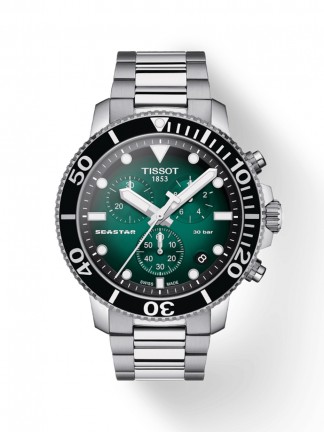T1204171109101, T120.417.11.091.01 Tissot Seastar 1000 Chronograph quartz férfi karóra (45,5mm)
