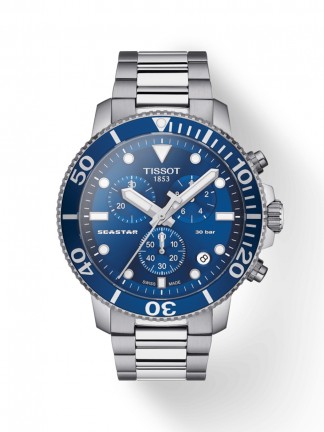 T1204171104100, T120.417.11.041.00 Tissot Seastar 1000 Chronograph quartz férfi karóra (45,5mm)
