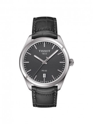T1014101644100, T101.410.16.441.00 Tissot PR 100 quartz férfi karóra (39mm)