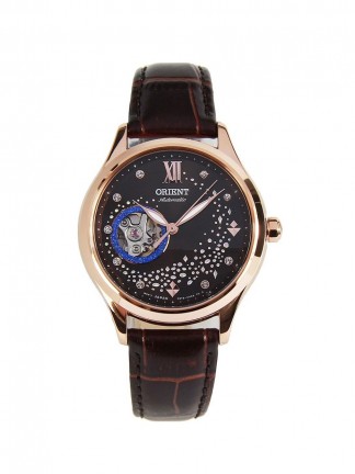 RAAG0017Y10B, RA-AG0017Y10B Orient Blue Moon Open Heart automata női karóra (35mm)