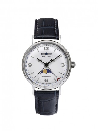 8077-1  Zeppelin LZ 129 Hindenburg Moonphase quartz női karóra (36mm)