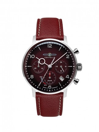 8086-2_n Zeppelin LZ 129 Hindenburg solar movement férfi karóra (41mm)