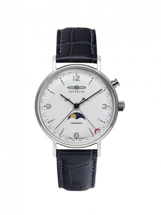 8076-1  Zeppelin LZ 129 Hindenburg Moonphase quartz férfi karóra (41mm)