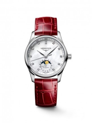 L24094872, L2.409.4.87.2 Longines Master Collection Moonphase automata női karóra (34mm)