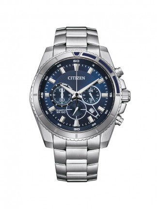 AN8201-57L Citizen Sporty Chrono quartz férfi karóra (44mm)