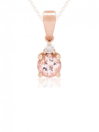 Pink Morganite köves medál 40-50020-4556