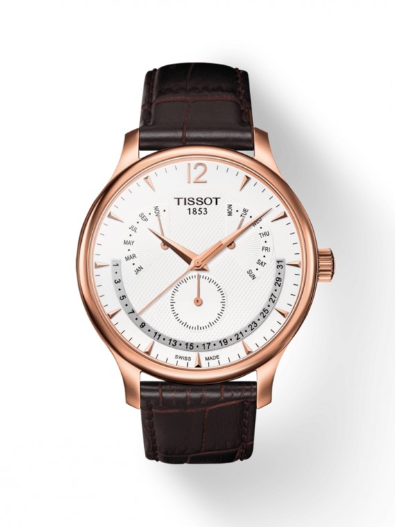 T0636373603700, T063.637.36.037.00  Tissot Tradition quartz férfi karóra (42mm)