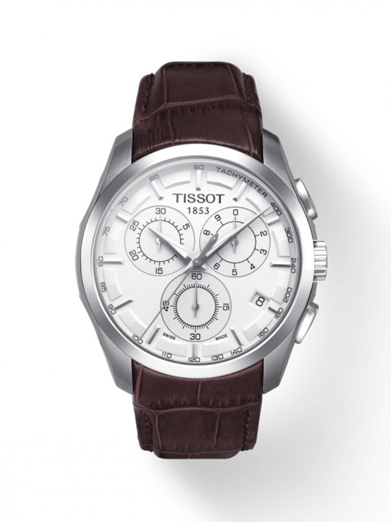 T0356171603100, T035.617.16.031.00 Tissot Couturier Chronograph quartz férfi karóra (41mm)