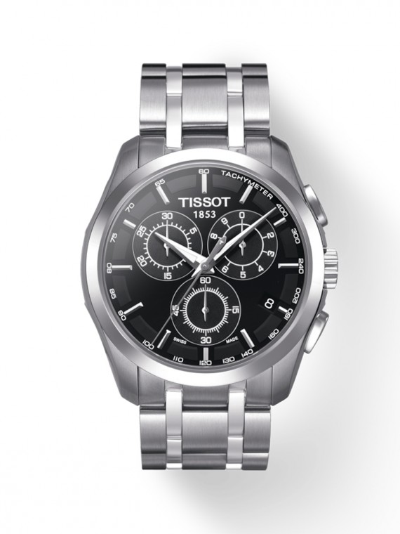 T0356171105100, T035.617.11.051.00 Tissot Couturier Chronograph quartz férfi karóra (41mm)