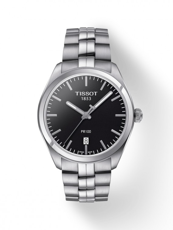 T1014101105100, T101.410.11.051.00 Tissot PR 100 quartz férfi karóra (39mm)