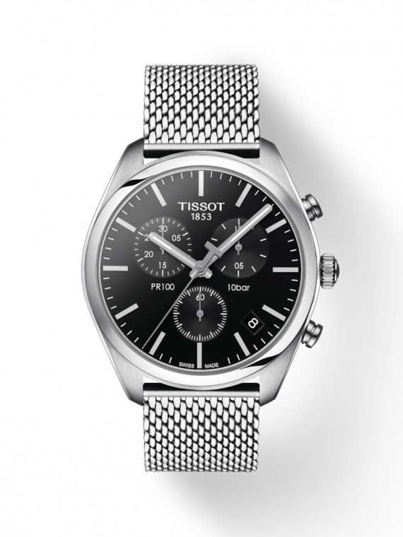 T1014171105101, T101.417.11.051.01 Tissot PR 100 quartz férfi karóra (41mm)
