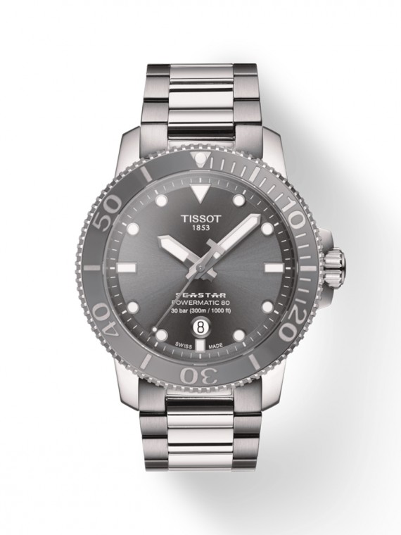 T1204071108101, T120.407.11.081.01 Tissot Seastar 1000 Powermatic 80 automata férfi karóra (43mm)