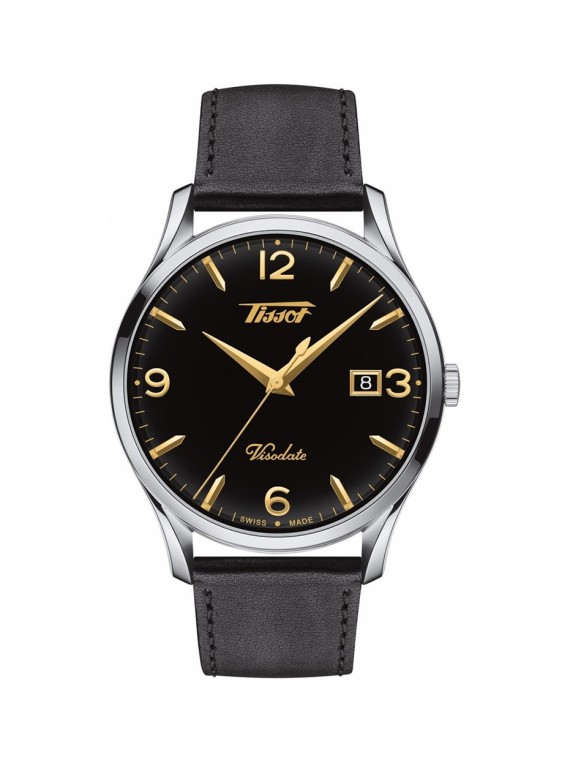 T1184101605701, T118.410.16.057.01 Tissot Heritage Visodate quartz férfi karóra (40mm)