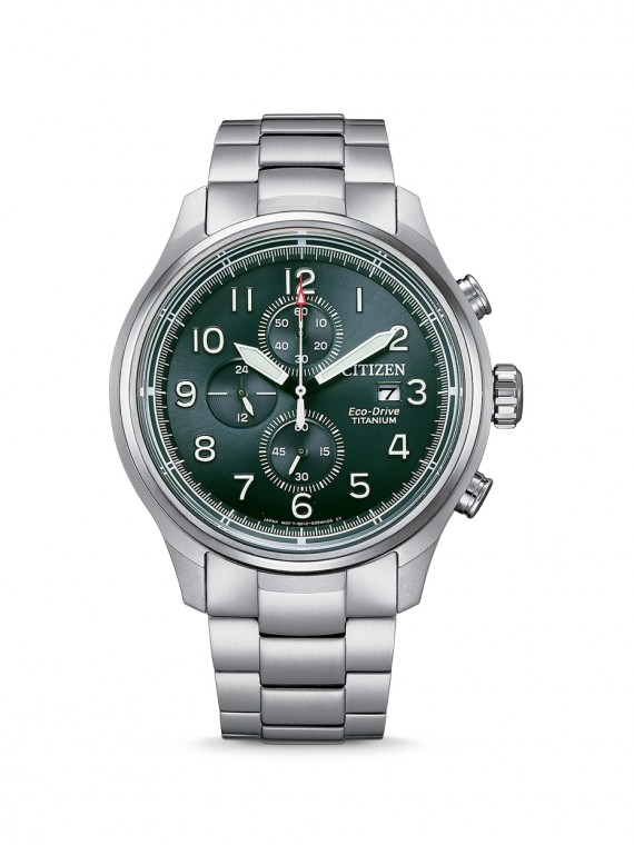 CA0810-88X  Citizen Super Titanium Chrono Eco-Drive férfi karóra (44mm)