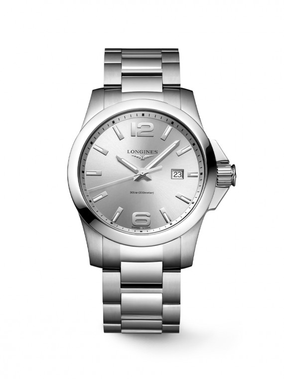 L37604766, L3.760.4.76.6 Longines Conquest quartz férfi karóra (43mm)