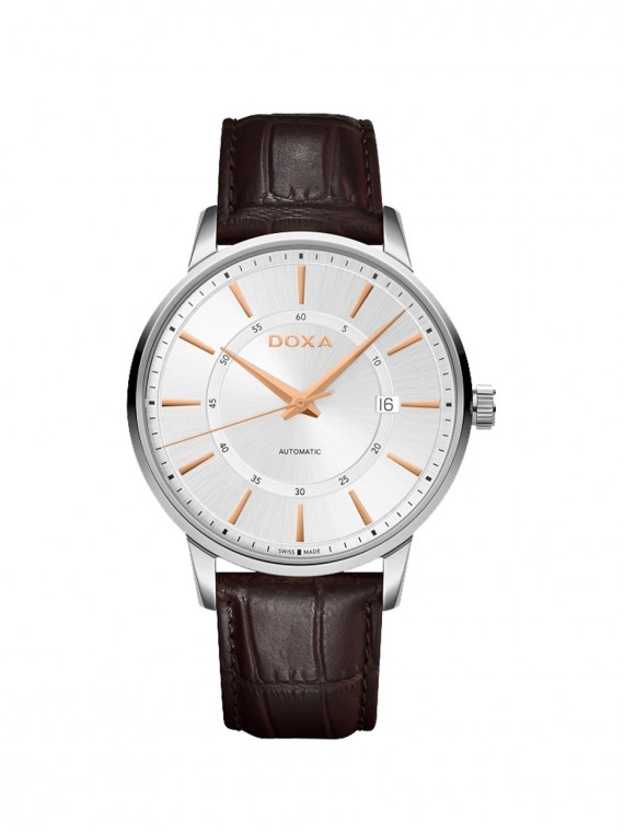 107.10.021R.02 Doxa Slim Line automata férfi karóra (42mm)