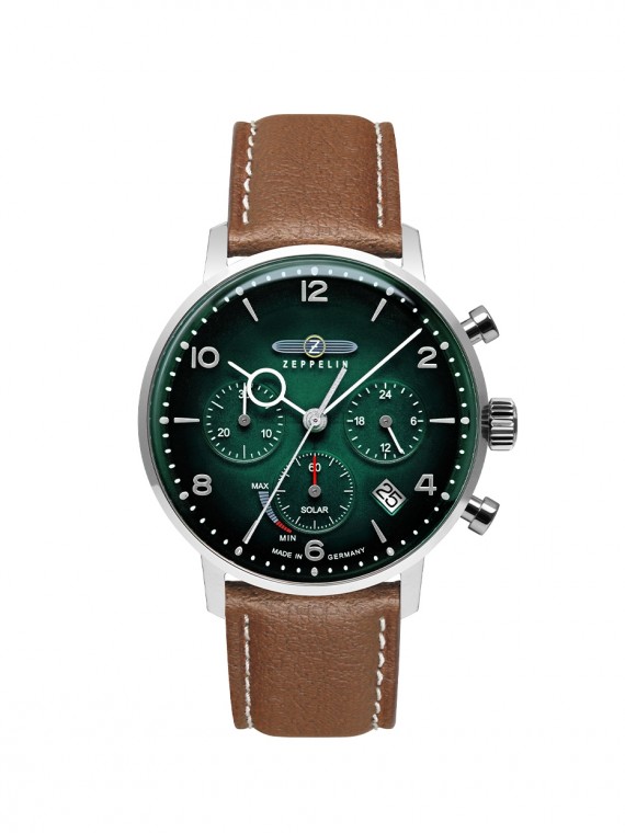 8086-4_n Zeppelin LZ 129 Hindenburg solar movement férfi karóra (41mm)