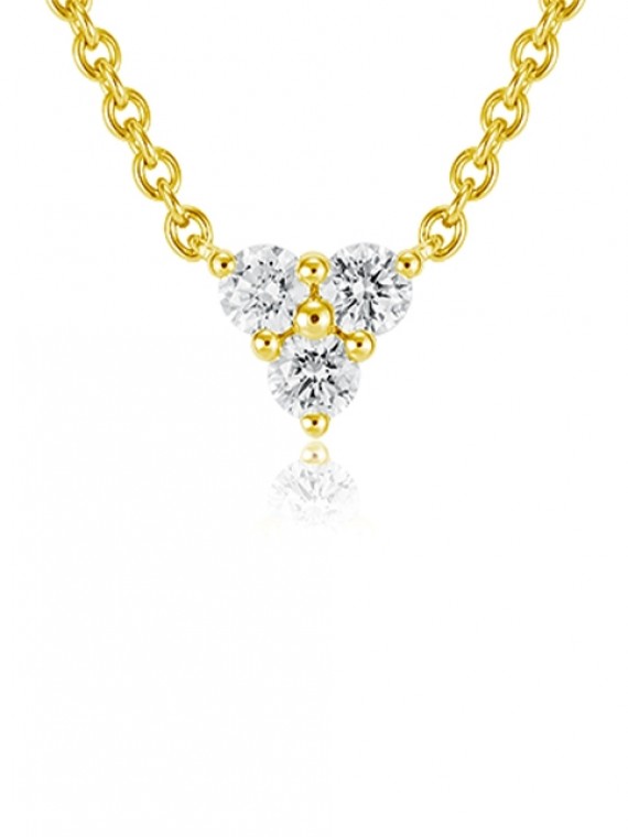 Gyémántköves medál, nyaklánccal 20-00124-1250F