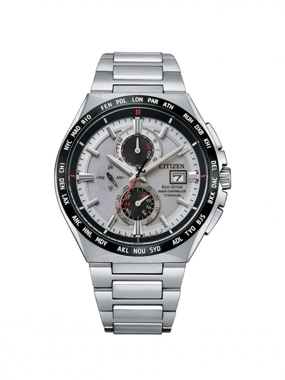 AT8234-85A Citizen Promaster Sky eco-drive rádióvezérelt férfi karóra (45mm)