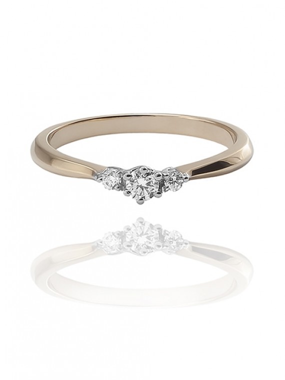 Gyémántköves gyűrű 50-00546-1252F