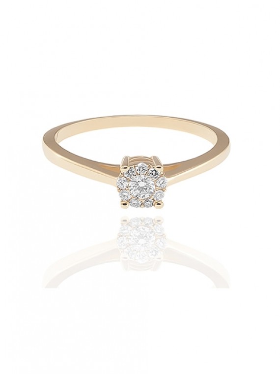 Gyémántköves gyűrű 50-70589-1250F