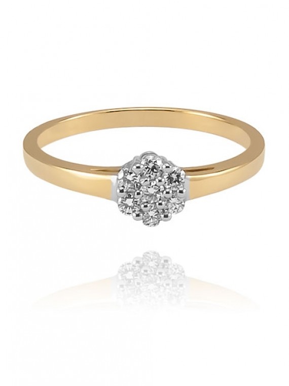 Gyémántköves gyűrű 50-01283-1252F