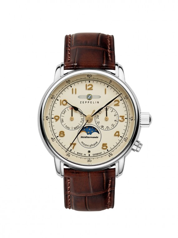 9636-5 Zeppelin  Méditerranée quartz férfi karóra (42mm)