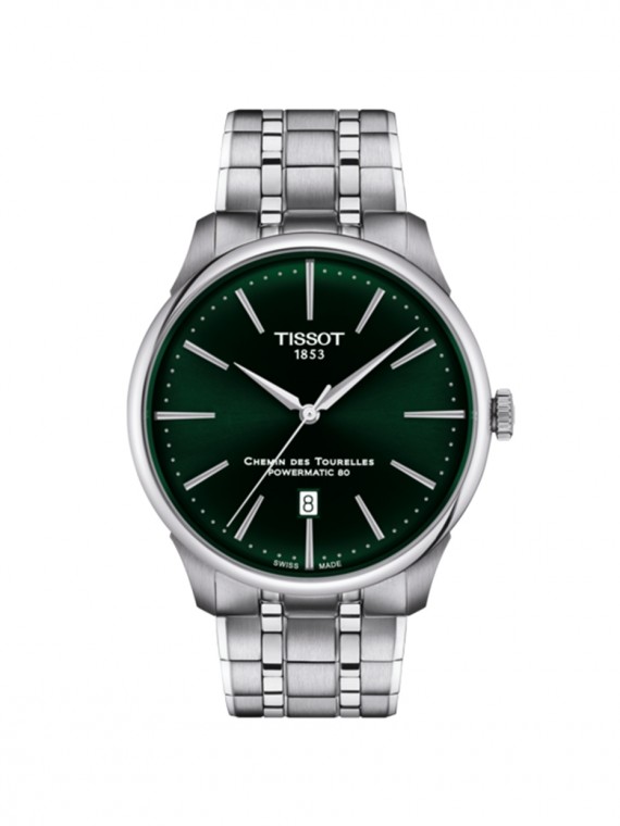 T1394071109100, T139.407.11.091.00 Tissot Chemin des Tourelles Powermatic 80 automata férfi karóra (42mm)
