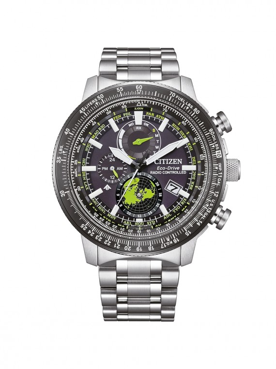 BY3006-53E Citizen Promaster Geo Trekker eco-drive rádióvezérelt férfi karóra (46mm)