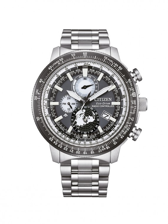 BY3006-53H Citizen Promaster Geo Trekker eco-drive rádióvezérelt férfi karóra (46mm)