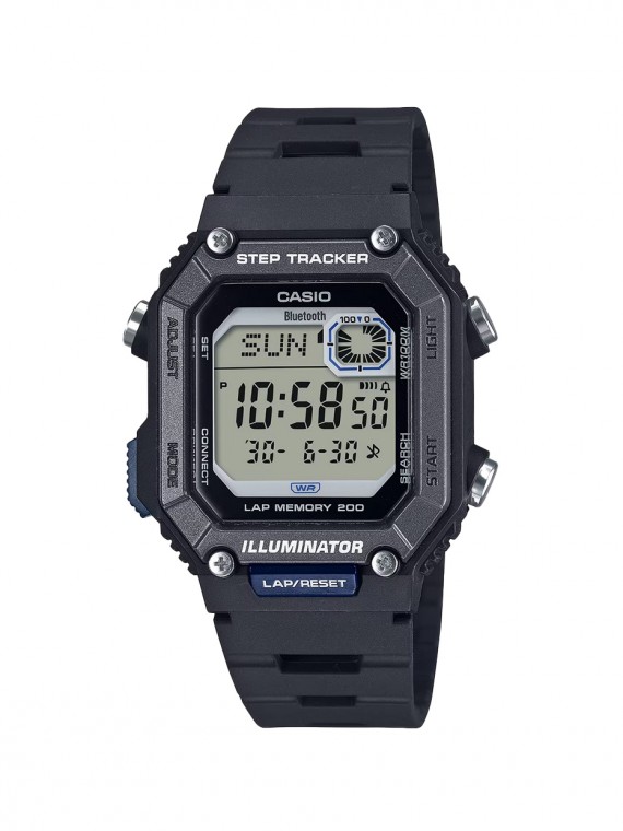 WS-B1000-1AVEF Casio Step Tracker quartz férfi karóra (46mm)