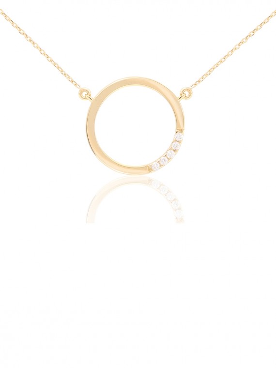 Gyémántköves medál, nyaklánccal 20-71050-1250