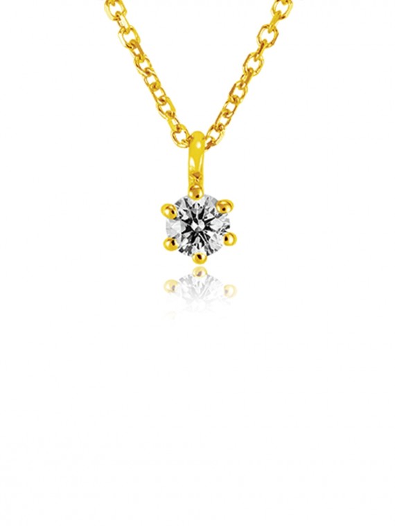 Gyémántköves medál, nyaklánccal 20-00344-1250F