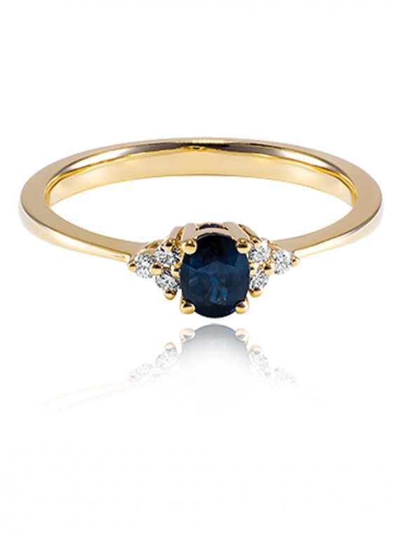 Zafírköves gyűrű 50-00000-1550F