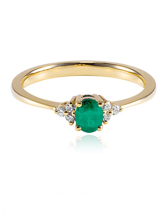 Smaragdköves gyűrű 50-00000-1750F